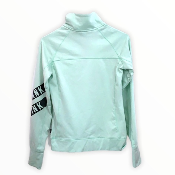 Pink Victoria’s Secret Mint green Workout Jacket Size XS - Picture 2 of 5
